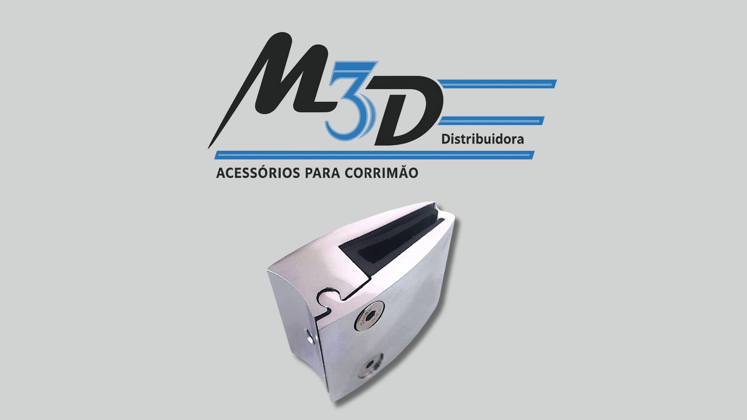 Presilha M3D Cromada com Trava